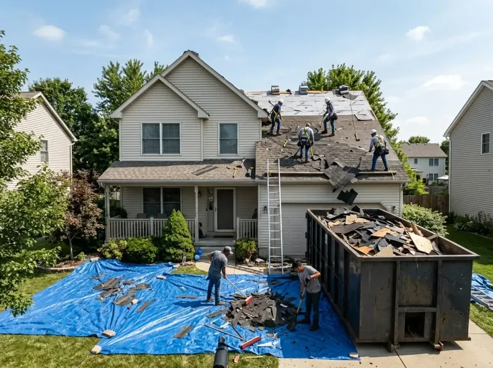 roof-replacement-debris-remova-004 — frequently asked questions, Cheapest Dumpster Rentals in Granville, OH